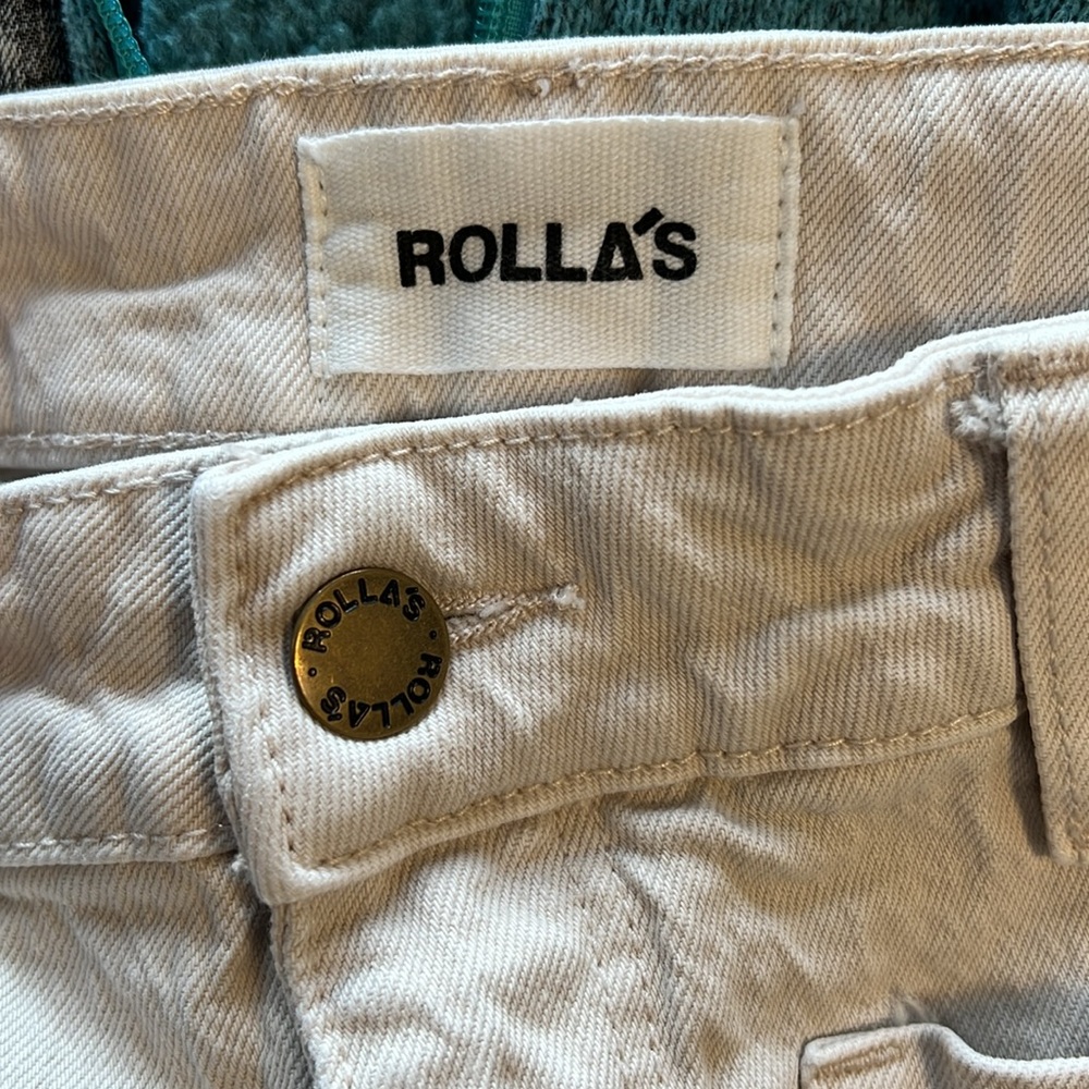 ROLLA'S Wide Leg Jeans in Light Beige - Picture 7 of 10